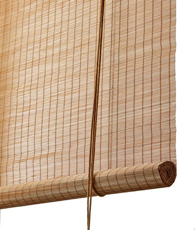Bamboo Blinds Fine Brown - Couvaloup