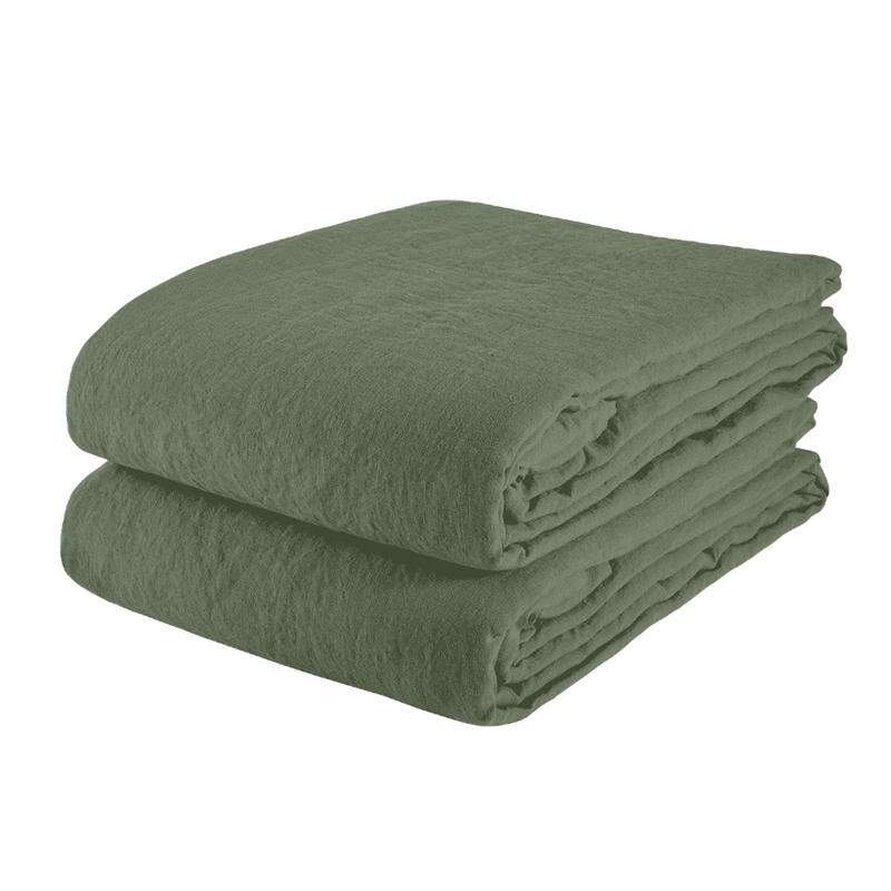Linen Tablecloth Jade - Couvaloup