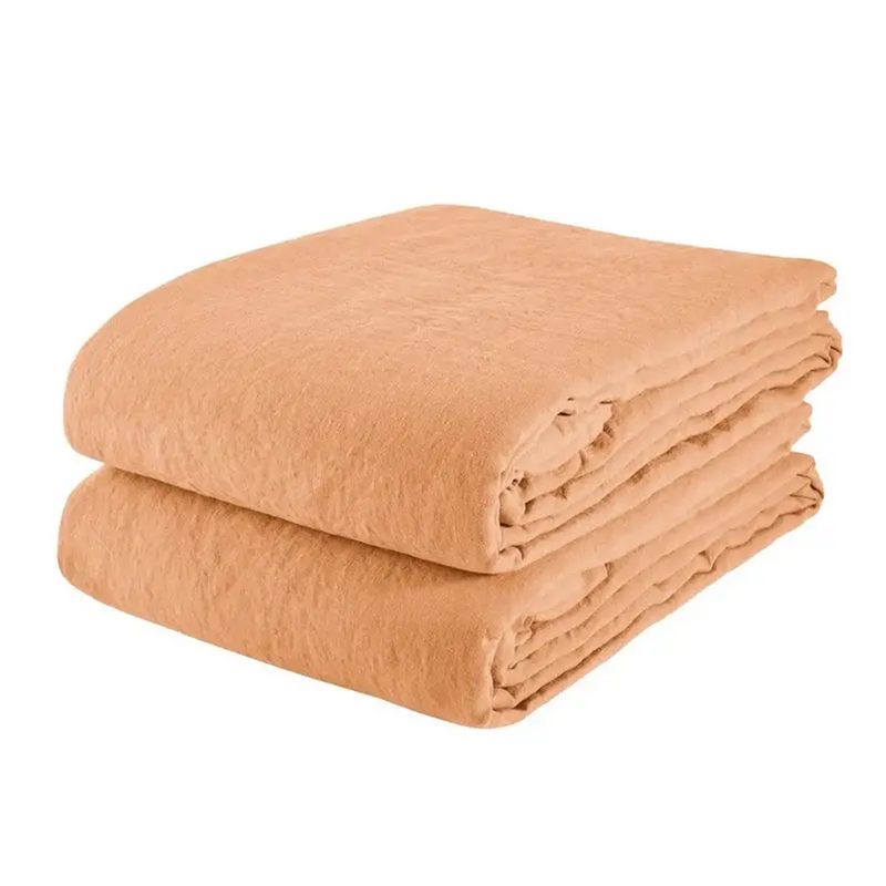 Linen Tablecloth Noisette Clair - Couvaloup