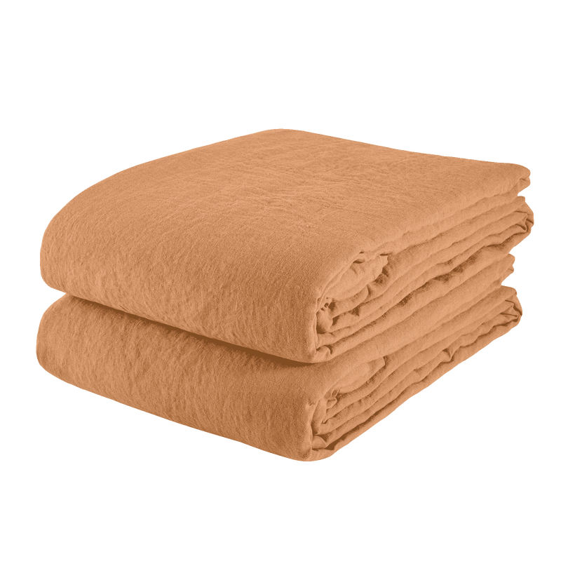 Linen Tablecloth Hazelnut - Couvaloup
