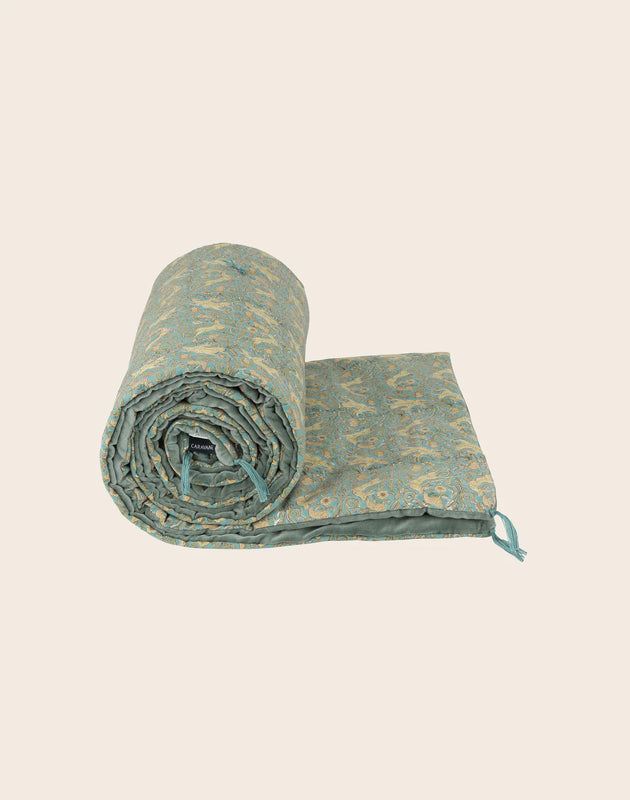 Sofa Cover Cotton / Washed Velvet 85x185 cm