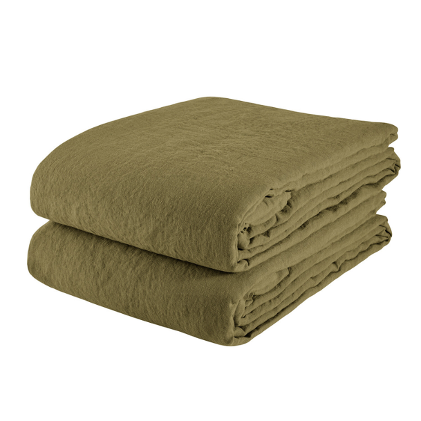 Linen Tablecloth Bronze - Couvaloup