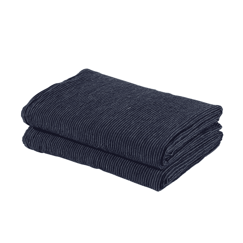 Washed Linen Tablecloth Borsalino Stripe