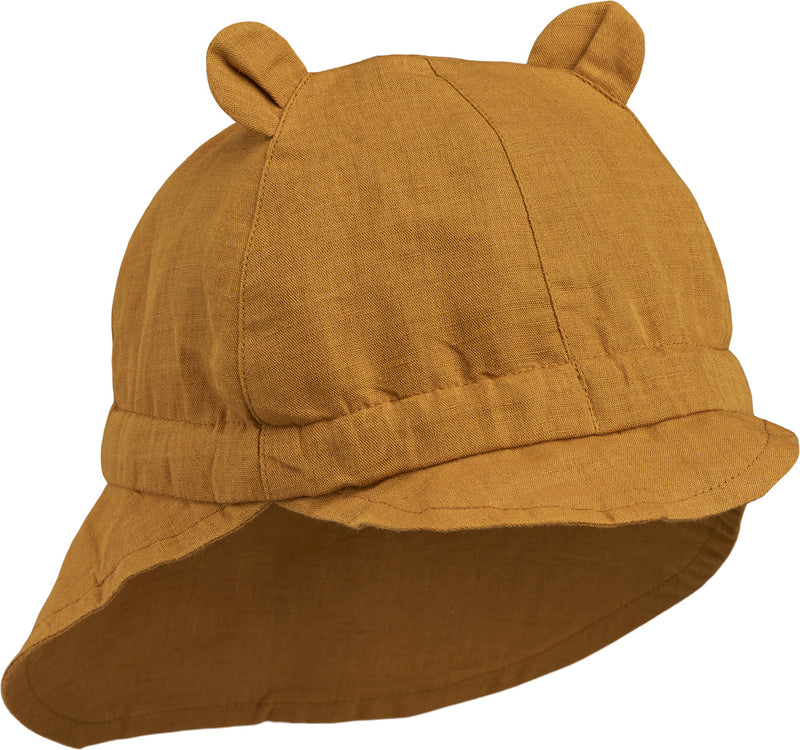 LW14685 - Gorm linen sun hat - 3050 Golden caramel